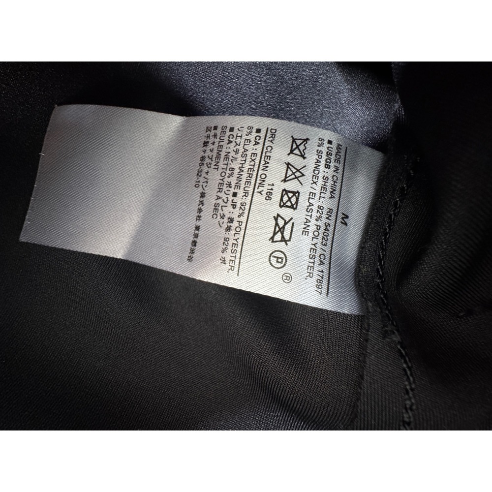 Banana Republic Vegan Suede Trench Vest Black Belted Sleeveless Coat M Western - Picture 14 of 16